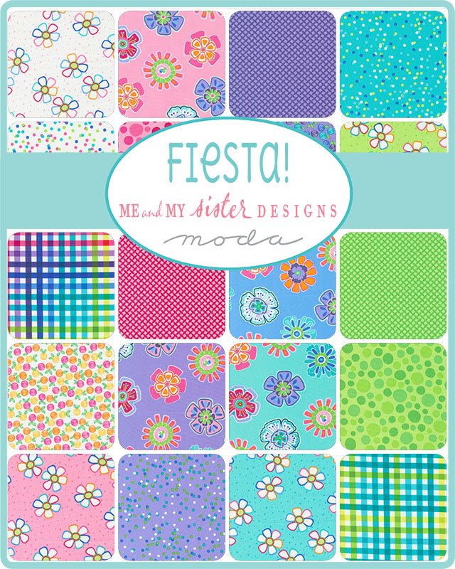 Fiesta Lagoon Agua Quilt Fabric by Me and My Sister Designs - Jammin Threads