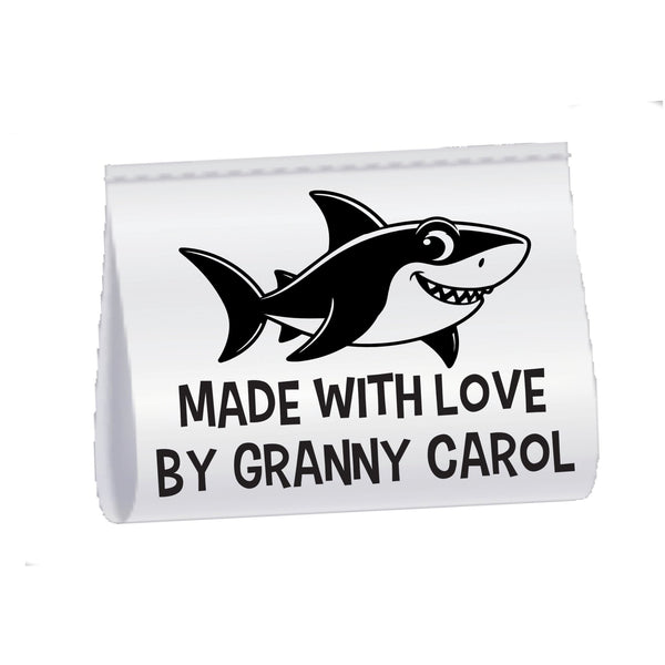 Fin - tastic Shark Quilt Kit – Beginner Friendly 64” x 75” Quilt with Personalized Satin Label | Shark Attack Fabric by Northcott - Jammin Threads