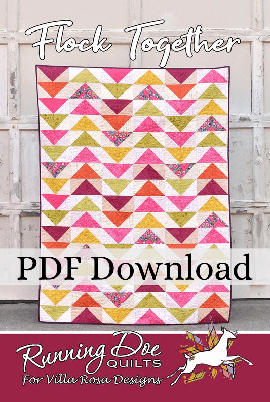 Flock Together Quilt Pattern by Running Doe Quilts (PDF Version) - Jammin Threads