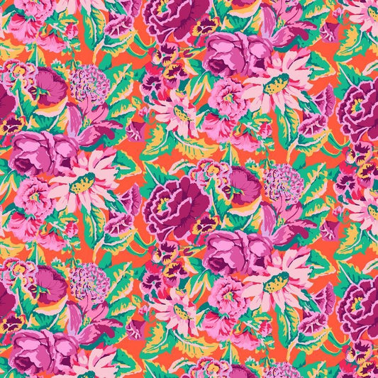 Floral Dance Quilt Fabric - Magenta| Kaffe: From the Archives PWGP012.MAGENTA - Jammin Threads