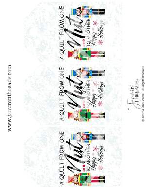 Free Quilt Gift Tags. A Quilt from One Nut to Another! - Jammin Threads