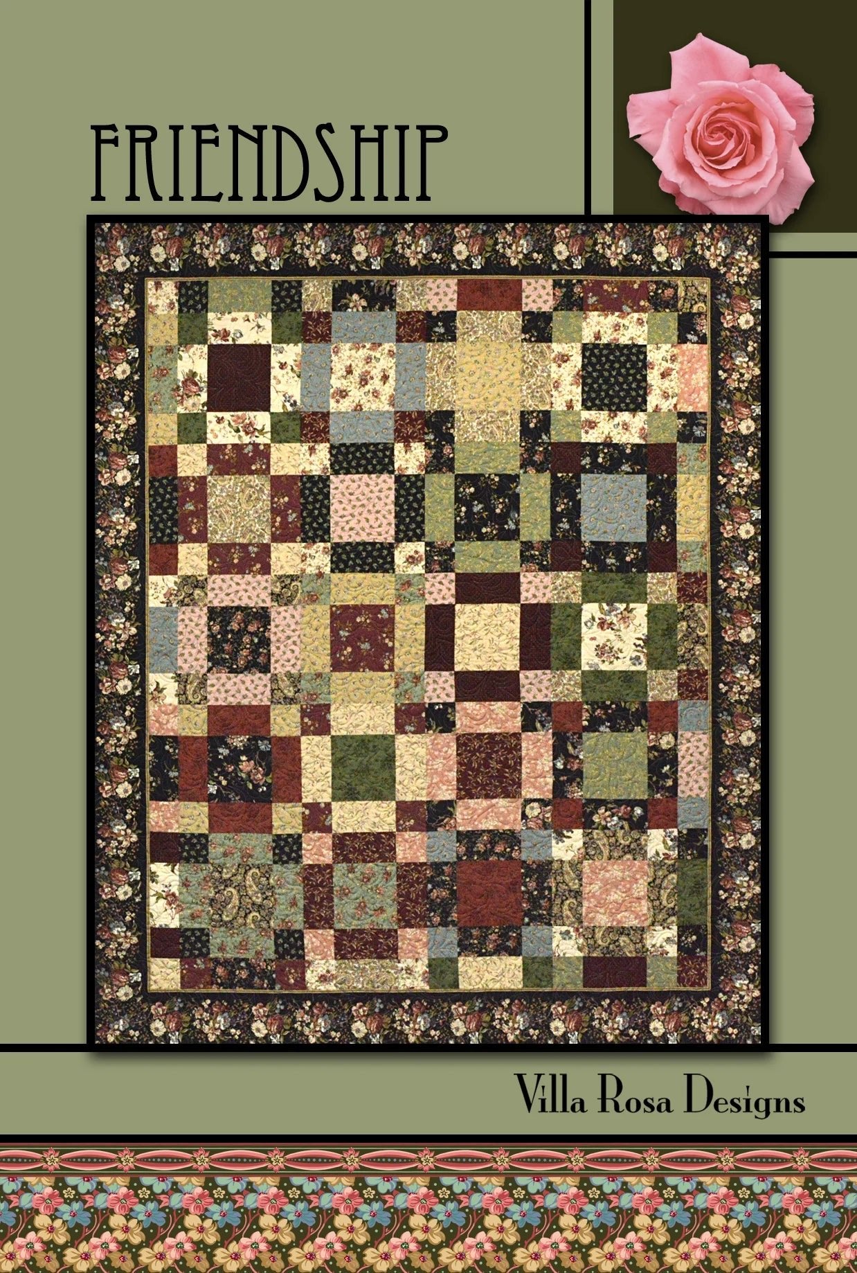 Friendship Quilt Pattern by Villa Rosa Designs (PDF Version) - Jammin Threads