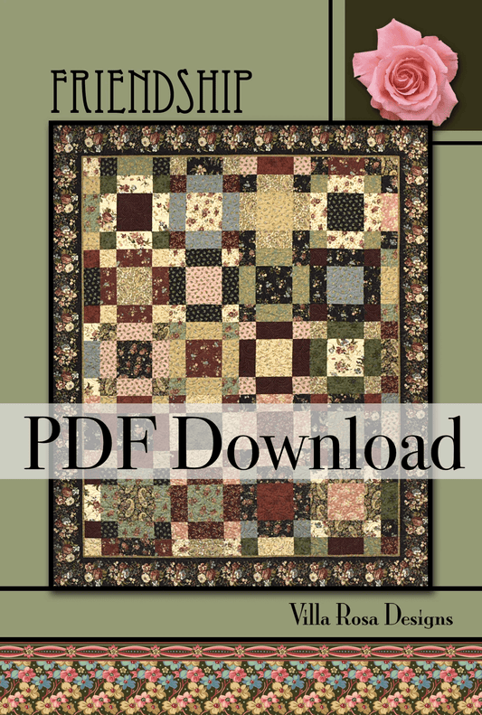 Friendship Quilt Pattern by Villa Rosa Designs (PDF Version) - Jammin Threads