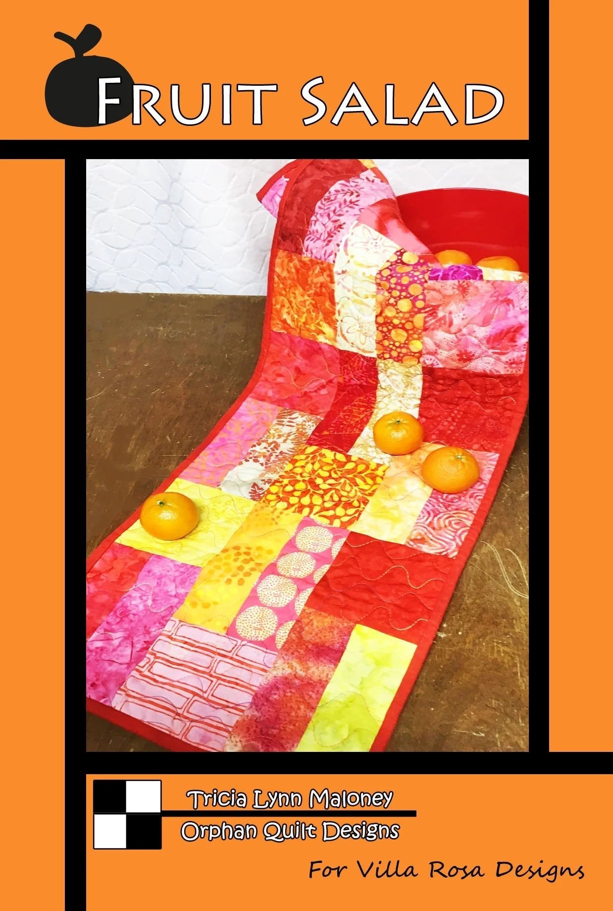 Fruit Salad Table Runner Pattern by Orphan Quilt Designs (PDF Version) - Jammin Threads