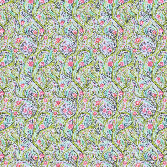 Full Moon Forest II Quilt Fabric by Tula Pink Branch Manager - Starlight PWTP247.STARLIGHT - Jammin Threads