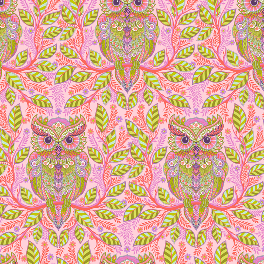 Full Moon Forest II Quilt Fabric by Tula Pink Hootie Patootie - Honey PWTP244.HONEY - Jammin Threads