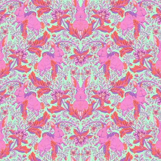 Full Moon Forest II Quilt Fabric by Tula Pink Hoppy Go Lucky - Blossom PWTP246.BLOSSOM - Jammin Threads