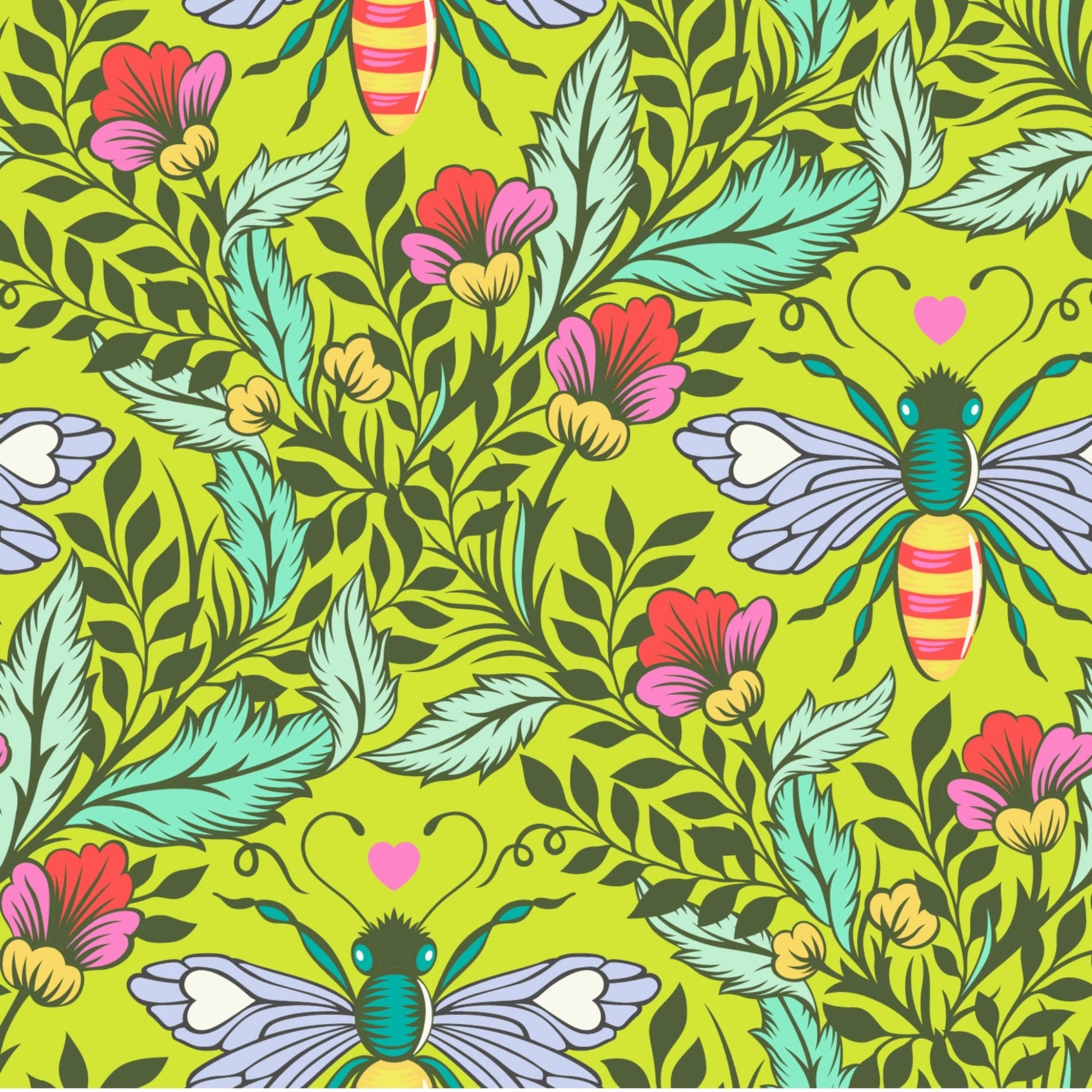 Full Moon Forest II Quilt Fabric by Tula Pink Shake Your Honey Maker PWTP248.ENCHANTED - Jammin Threads