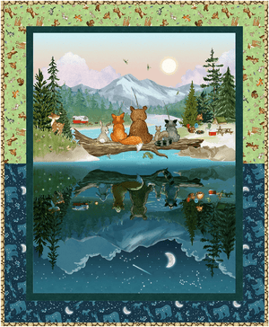 Fun ’Round the Clock Quilt Kit – Happy Campers by Sharon Kuplack - Jammin Threads