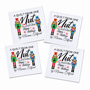 cute christmas quilt labels