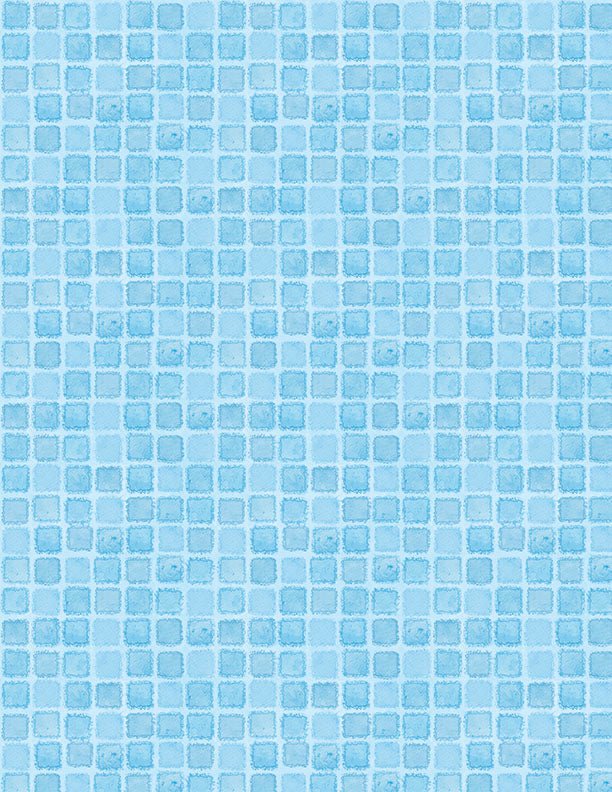 Gentle Meadow Quilt Fabric by Lola Molina Checker Light Blue 3022 32118 444 - Jammin Threads