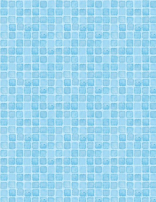 Gentle Meadow Quilt Fabric by Lola Molina Checker Light Blue 3022 32118 444 - Jammin Threads