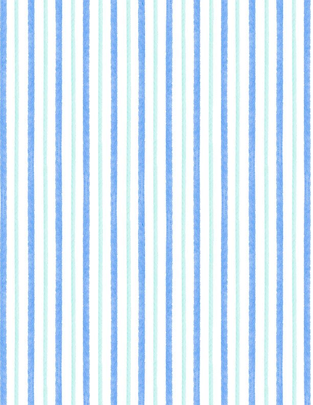 Gentle Meadow Quilt Fabric by Lola Molina Vertical Stripe Yellow White 3022 32117 147 - Jammin Threads
