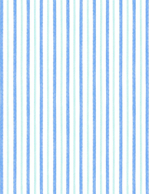 Gentle Meadow Quilt Fabric by Lola Molina Vertical Stripe Yellow White 3022 32117 147 - Jammin Threads