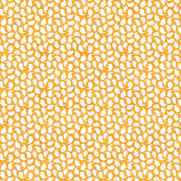Ghost Town Quilt Halloween Quilt Fabric 28937 - 65 Mini Ghosts by Deborah Edwards & Emily Wenk for Northcott Fabrics - Jammin Threads
