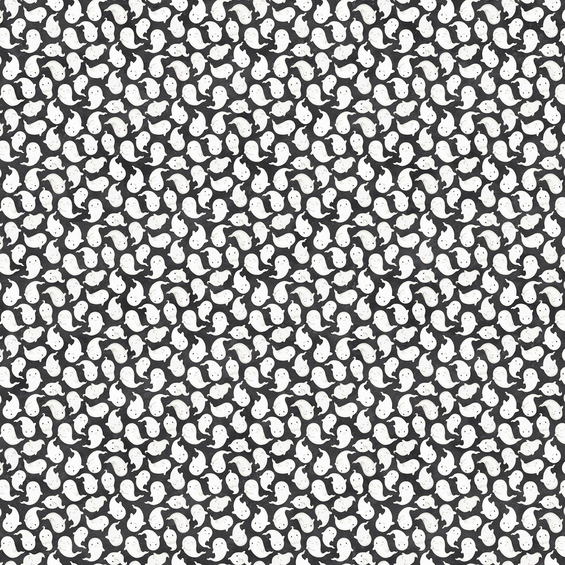 Ghost Town Quilt Halloween Quilt Fabric 28937 - 98 Mini Ghosts by Deborah Edwards & Emily Wenk for Northcott Fabrics - Jammin Threads