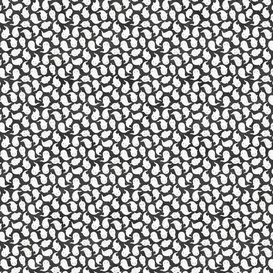 Ghost Town Quilt Halloween Quilt Fabric 28937 - 98 Mini Ghosts by Deborah Edwards & Emily Wenk for Northcott Fabrics - Jammin Threads