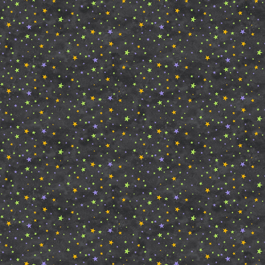 Ghost Town Quilt Halloween Quilt Fabric 28939 - 98 Stars by Deborah Edwards & Emily Wenk for Northcott Fabrics - Jammin Threads