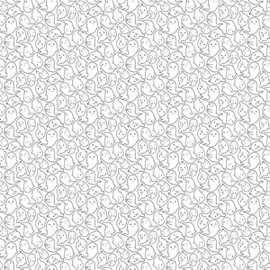 Ghost Town Quilt Halloween Quilt Fabric 28940 - 10 Ghost Outline by Deborah Edwards & Emily Wenk for Northcott Fabrics - Jammin Threads