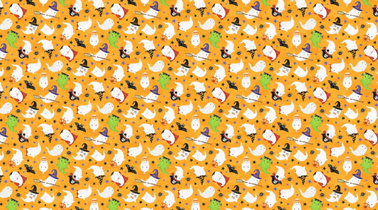 Ghost Town Quilt Halloween Quilt Fabric DP28936 - 65 Ghost Costumes by Deborah Edwards & Emily Wenk for Northcott Fabrics - Jammin Threads