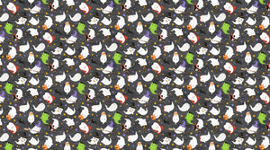 Ghost Town Quilt Halloween Quilt Fabric DP28936 - 98 Ghost Costumes by Deborah Edwards & Emily Wenk for Northcott Fabrics - Jammin Threads