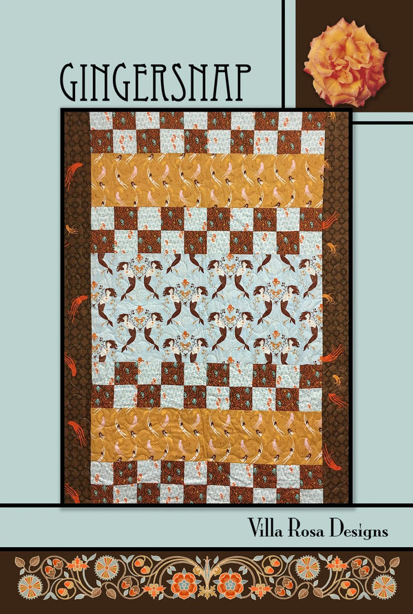 Gingersnap Quilt Pattern by Villa Rosa Designs (PDF Download) - Jammin Threads
