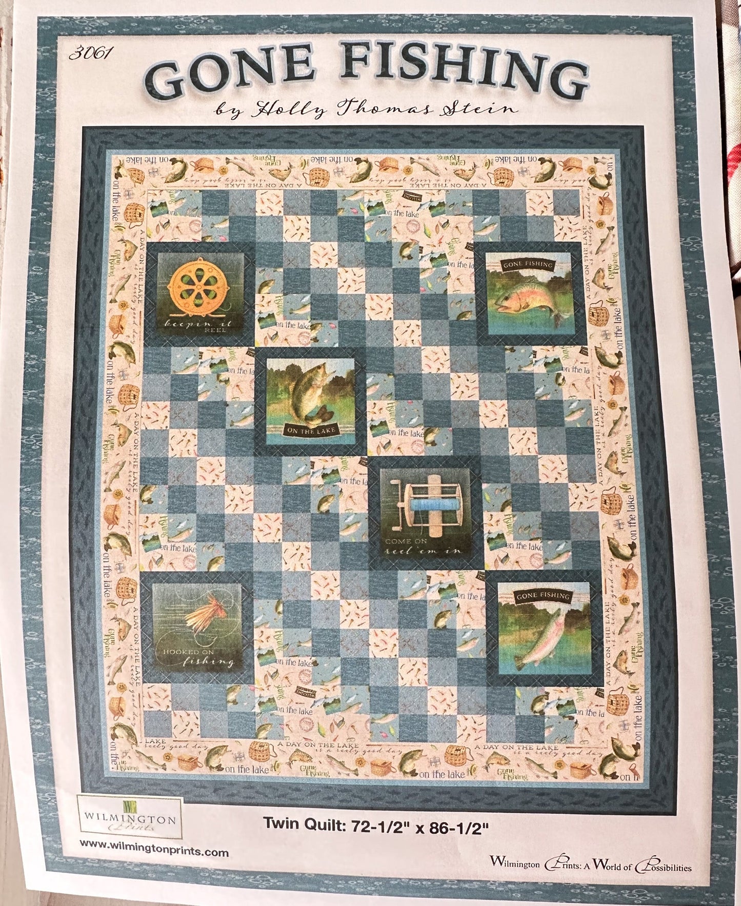 Gone Fishing Quilt Kit - Jammin Threads