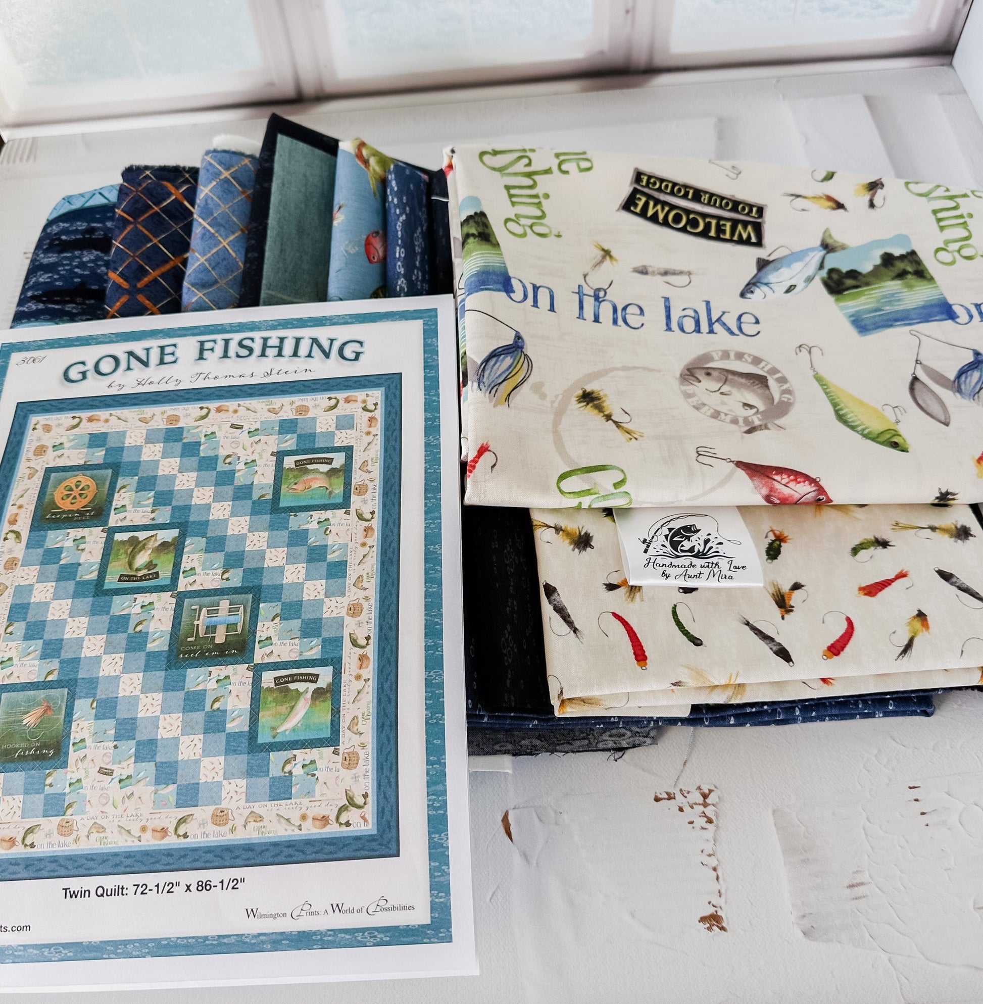 Gone Fishing Quilt Kit - Jammin Threads