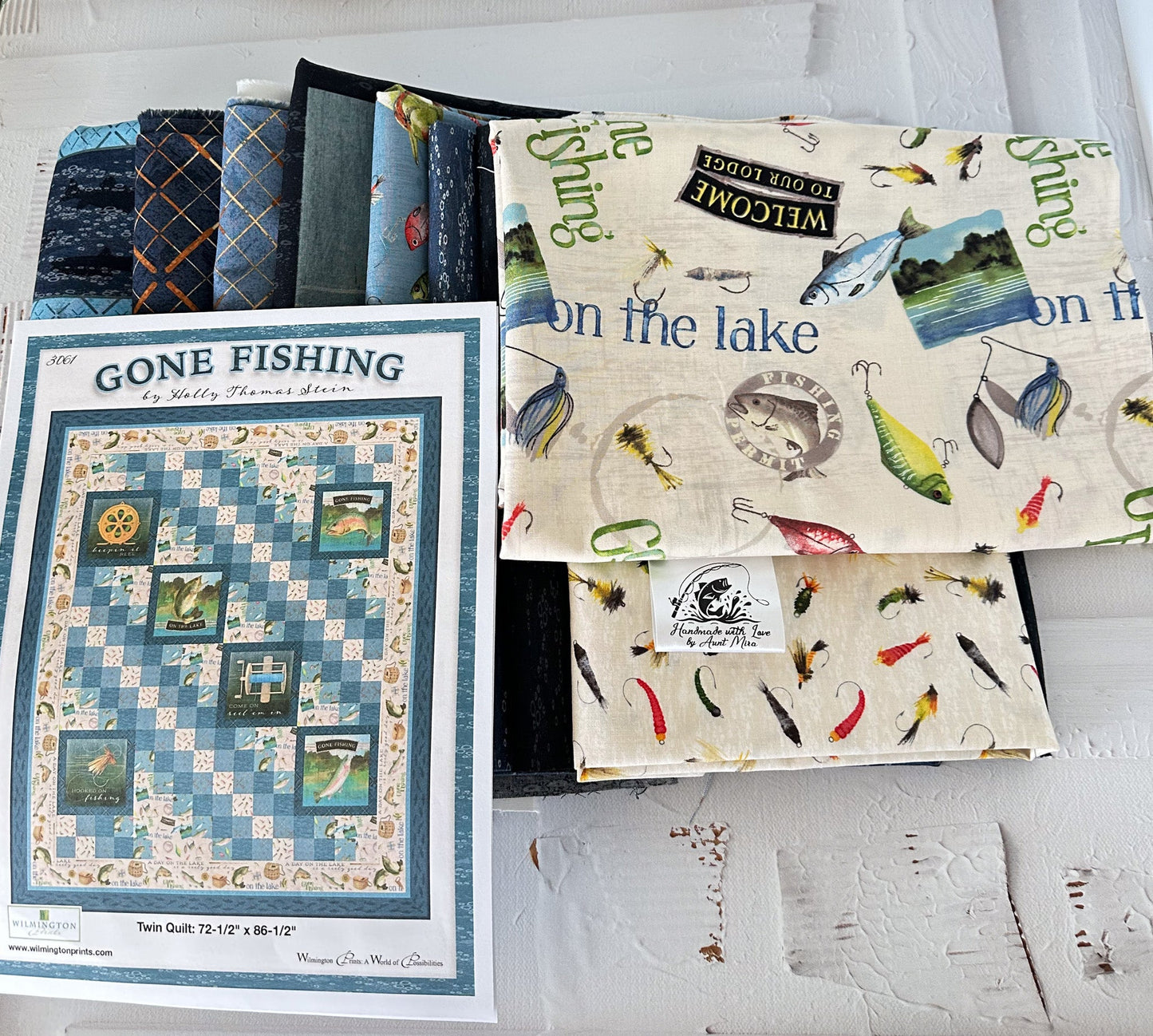 Gone Fishing Quilt Kit - Jammin Threads