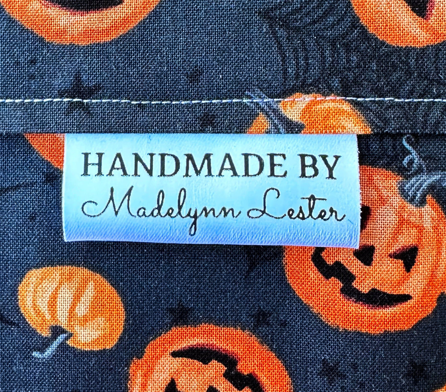 Handmade Satin Labels. - Jammin Threads