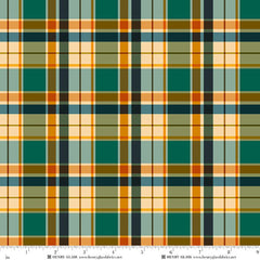 Happy Campers Plaid Quilt Fabric by Sharon Kuplack for Henry Glass - Jammin Threads
