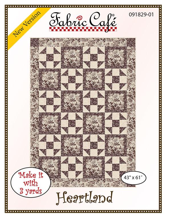 Heartland 3 Yard Quilt Pattern by Fabric Cafe - Jammin Threads