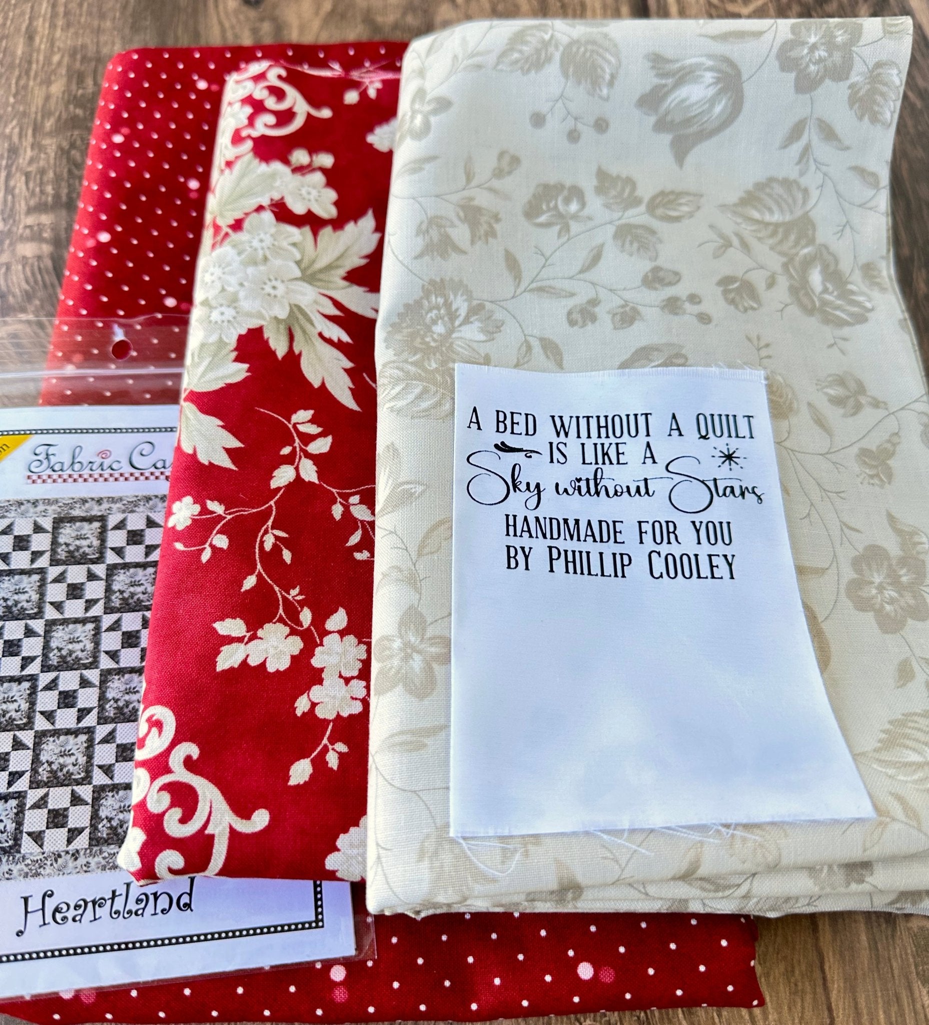 Heartland Quilt Kit featuring Ridgewood Fabrics by Moda - Jammin Threads