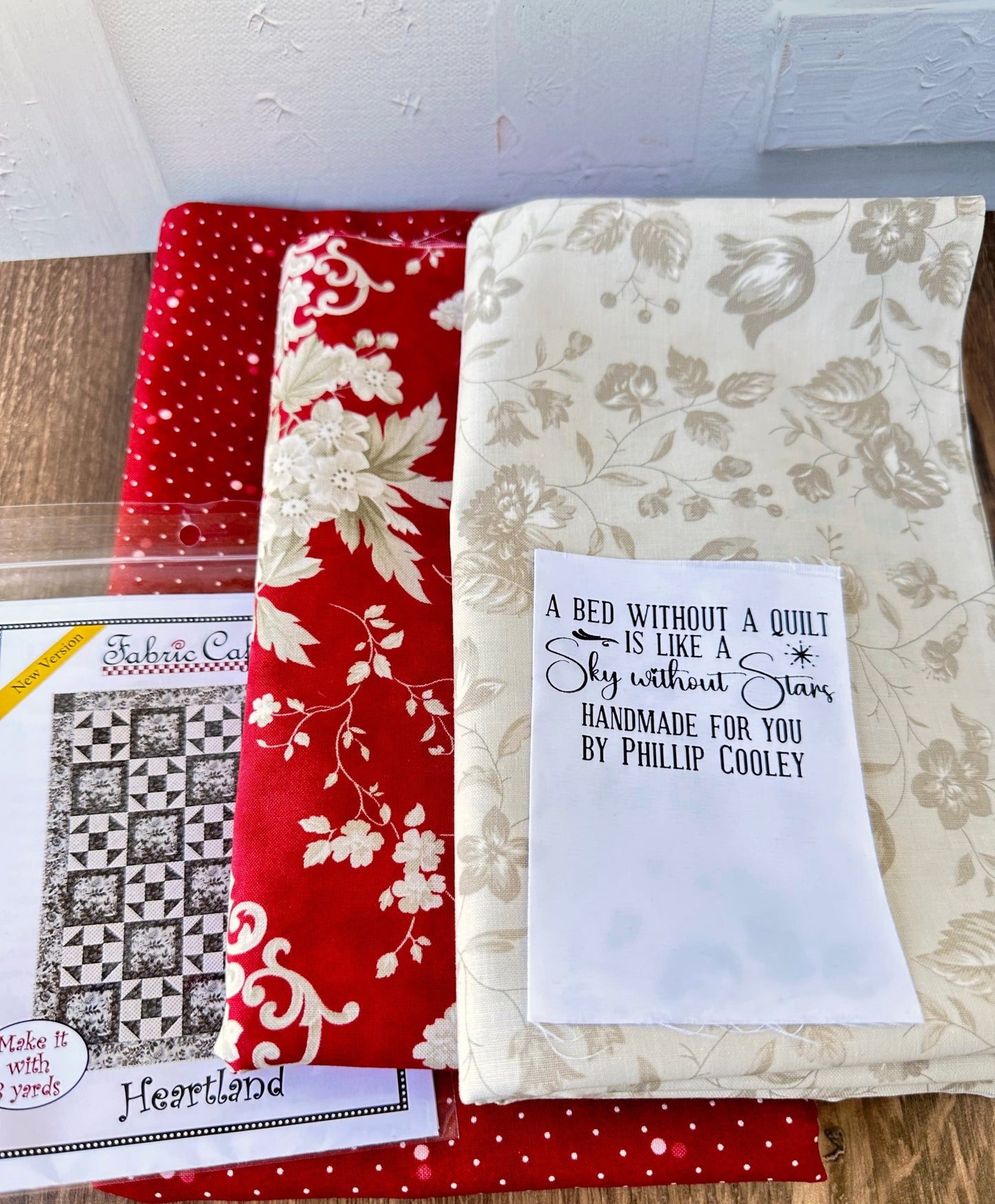 Heartland Quilt Kit featuring Ridgewood Fabrics by Moda - Jammin Threads