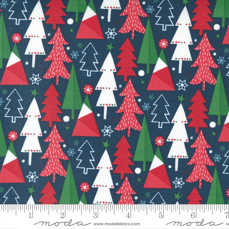 Hello Holidays Night Sky Christmas Quilt Fabric by Abi Hall - Jammin Threads