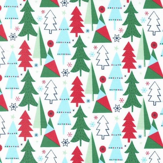 Hello Holidays Snow Christmas Quilt Fabric by Abi Hall for Moda Fabrics - Jammin Threads