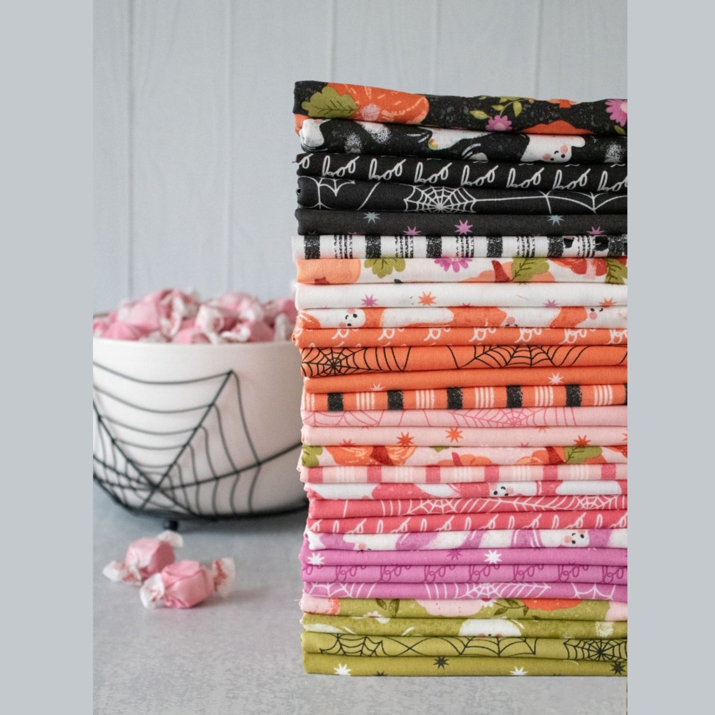 Hey Boo Fat Quarter Bundle by Lella Boutique for Moda Fabrics. - Jammin Threads