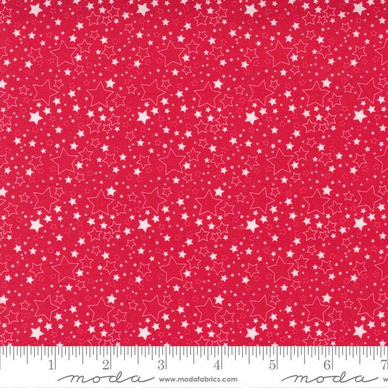 Holiday Americana Red Quilt Fabric by Stacy Iest Hsu 20764 12 - Jammin Threads