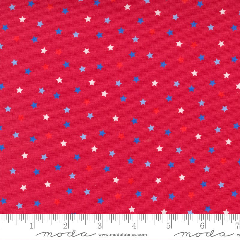 Holiday Americana Red Quilt Fabric by Stacy Iest Hsu 20765 12 - Jammin Threads