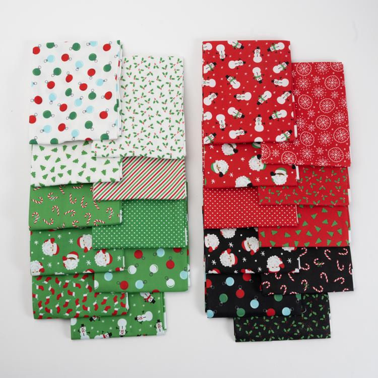 Holiday Christmas Quilt Fabric Fat Quarter Bundle by Stacy Iest Hsu - Jammin Threads