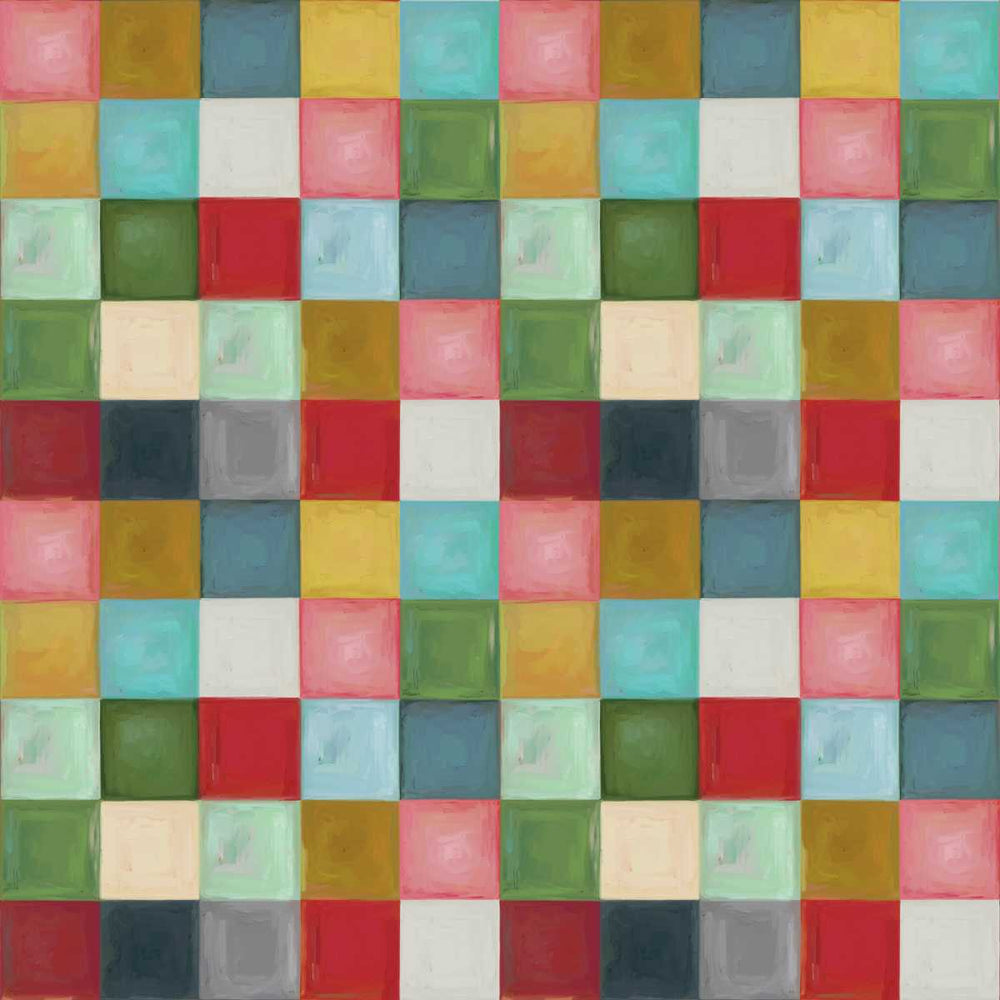 Holly Woods Christmas Quilt Fabric Tiny Squares 9244-107 Tertiary - Jammin Threads