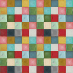Holly Woods Christmas Quilt Fabric Tiny Squares 9244-107 Tertiary - Jammin Threads