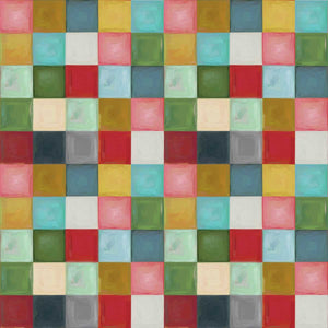 Holly Woods Christmas Quilt Fabric Tiny Squares 9244-107 Tertiary - Jammin Threads