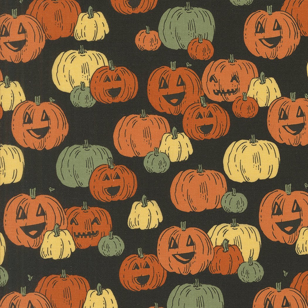 Home Sweet Haunt Halloween Quilt Fabric by Stacy Iest Hsu for Moda Fabrics MIDNIGHT 20916 17 - Jammin Threads