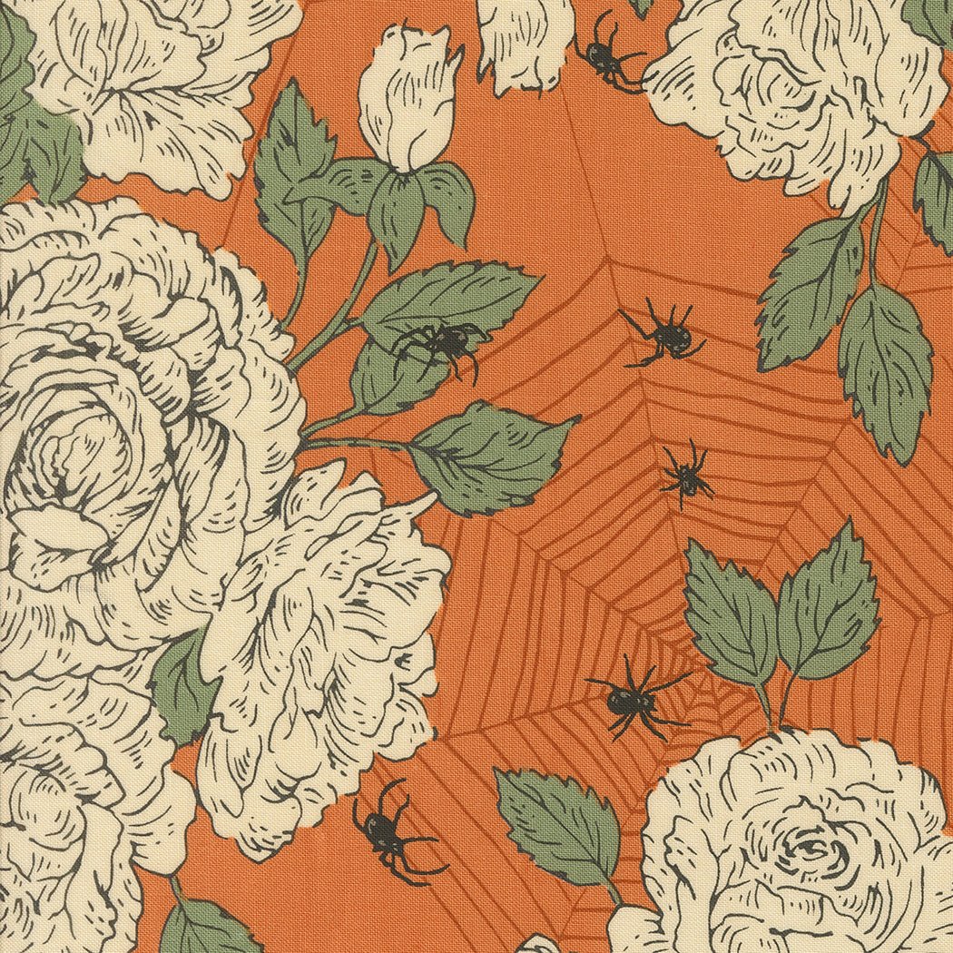 Home Sweet Haunt Halloween Quilt Fabric by Stacy Iest Hsu for Moda Fabrics PUMPKIN 20911 14 - Jammin Threads