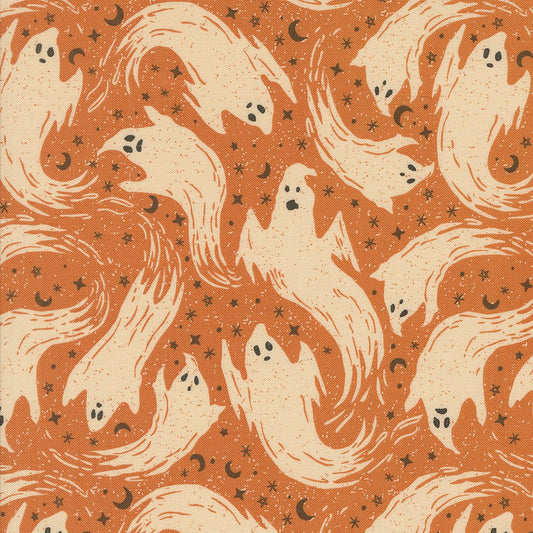 Home Sweet Haunt Halloween Quilt Fabric by Stacy Iest Hsu for Moda Fabrics PUMPKIN 20914 14 - Jammin Threads