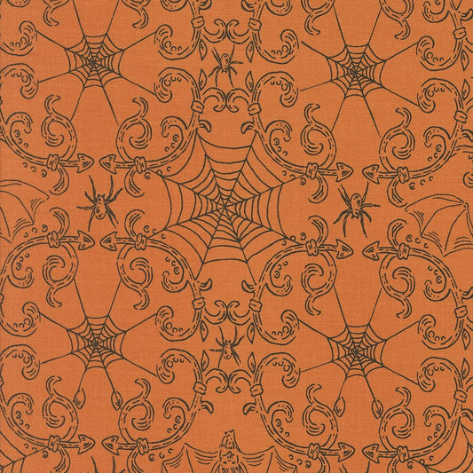 Home Sweet Haunt Halloween Quilt Fabric by Stacy Iest Hsu for Moda Fabrics Pumpkin 20917 14 - Jammin Threads