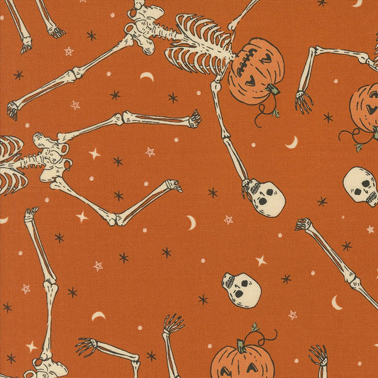 Home Sweet Haunt Halloween Quilt Fabric by Stacy Iest Hsu for Moda Fabrics RUST 20913 13 - Jammin Threads