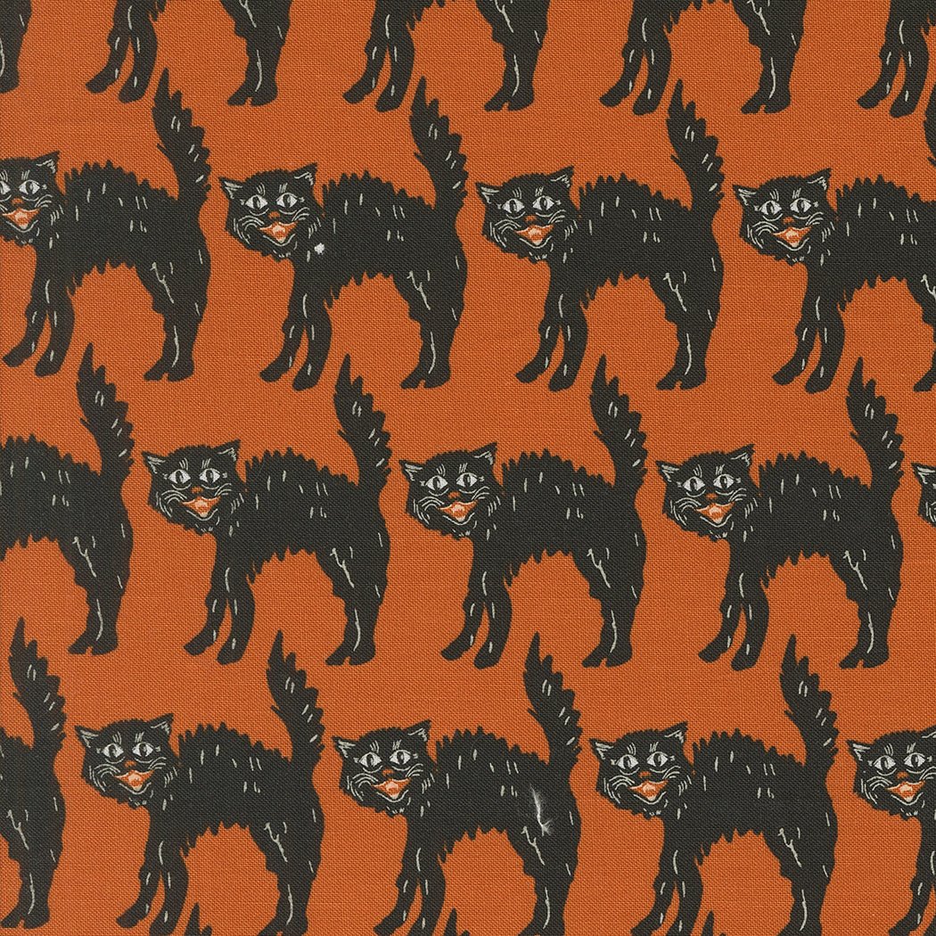 Home Sweet Haunt Halloween Quilt Fabric by Stacy Iest Hsu for Moda Fabrics Rust 20915 13 - Jammin Threads