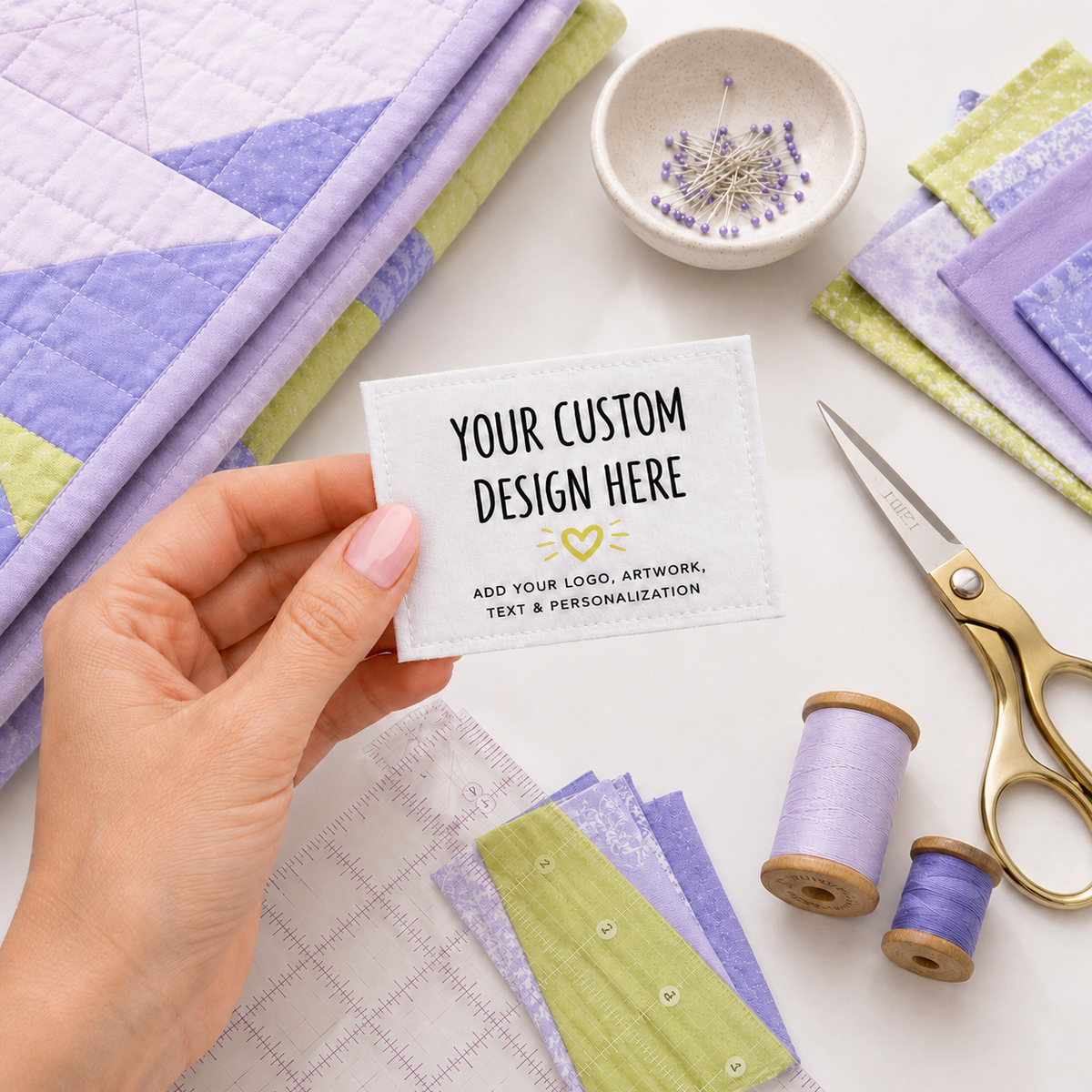Personalized labels that add love (and laughter) to your Quilts.